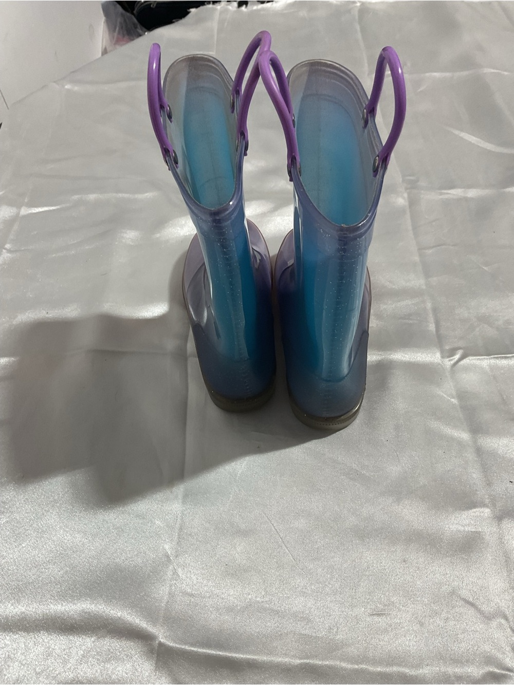 Kids Gradient Rain Boots - Blue/Purple/Pink - Picture 4 of 6